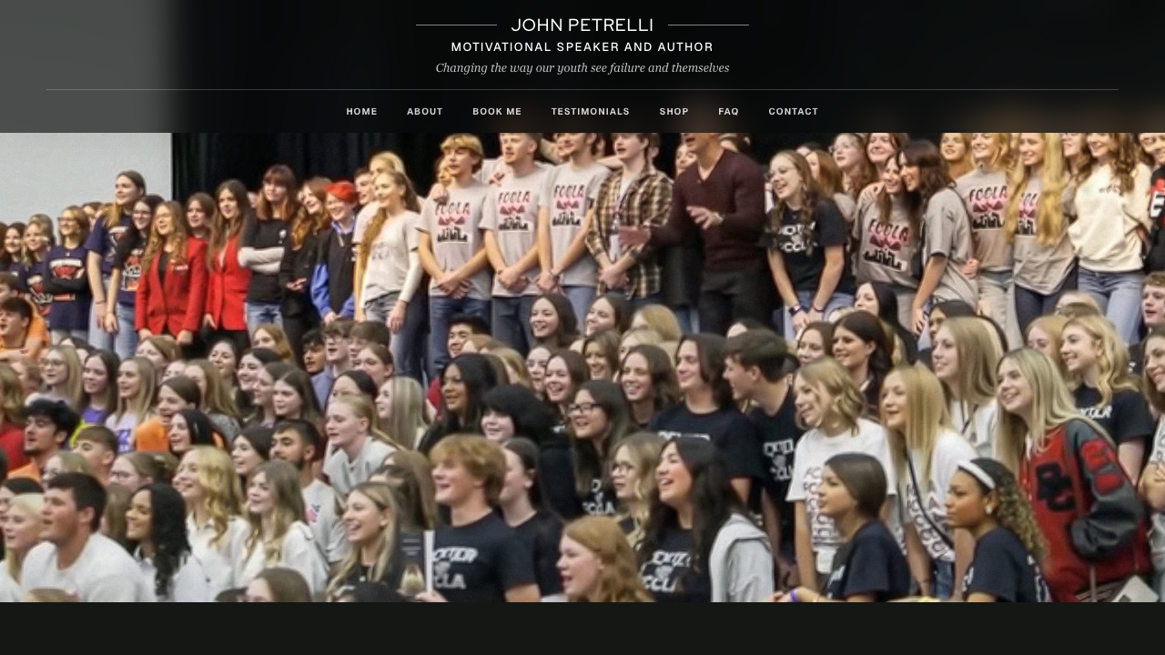 John Petrelli website homepage